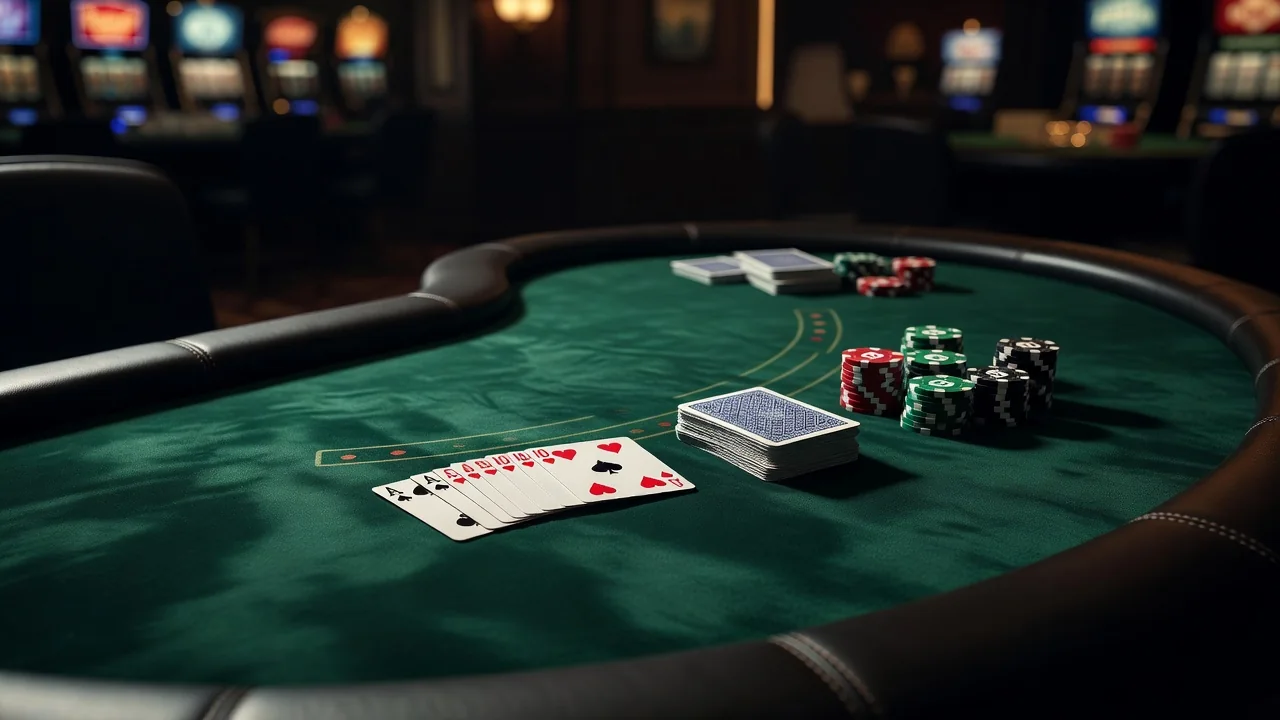 Blackjack and baccarat seats at Azur Casino live