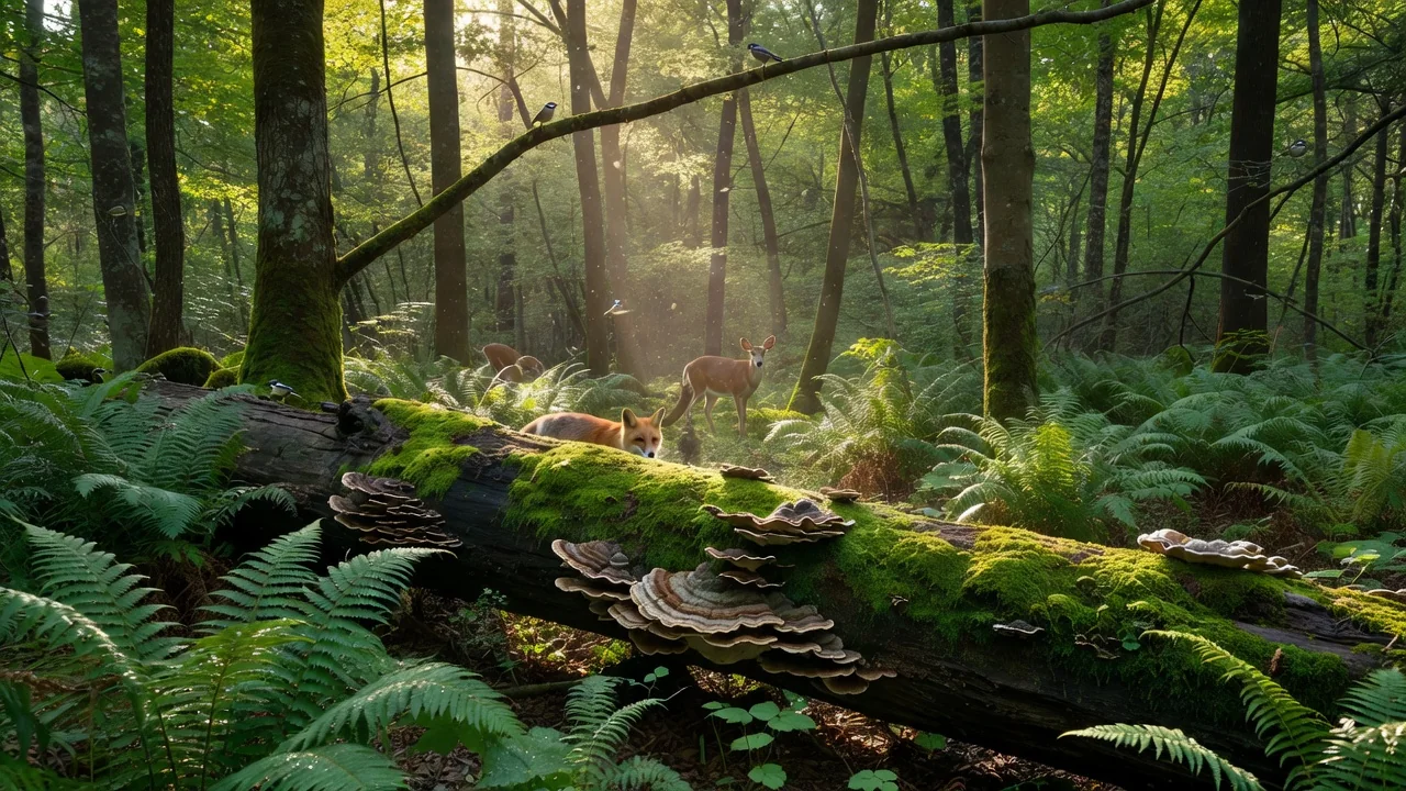 Reading a Forest Layer by Layer: From Canopy to Rotting Log